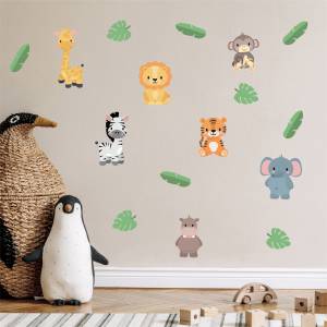 Exotic animals | Wall stickers for your kids bedroom | Wall Decals