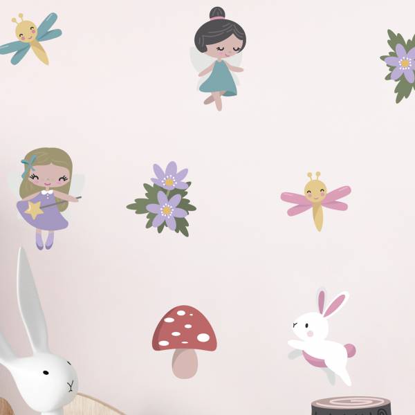 Wall decals and stickers with fairies