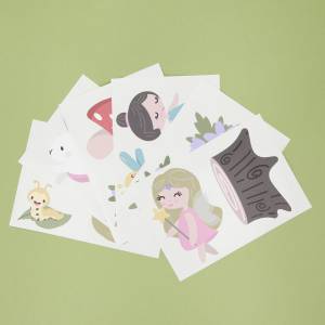 Wall decals and stickers with fairies
