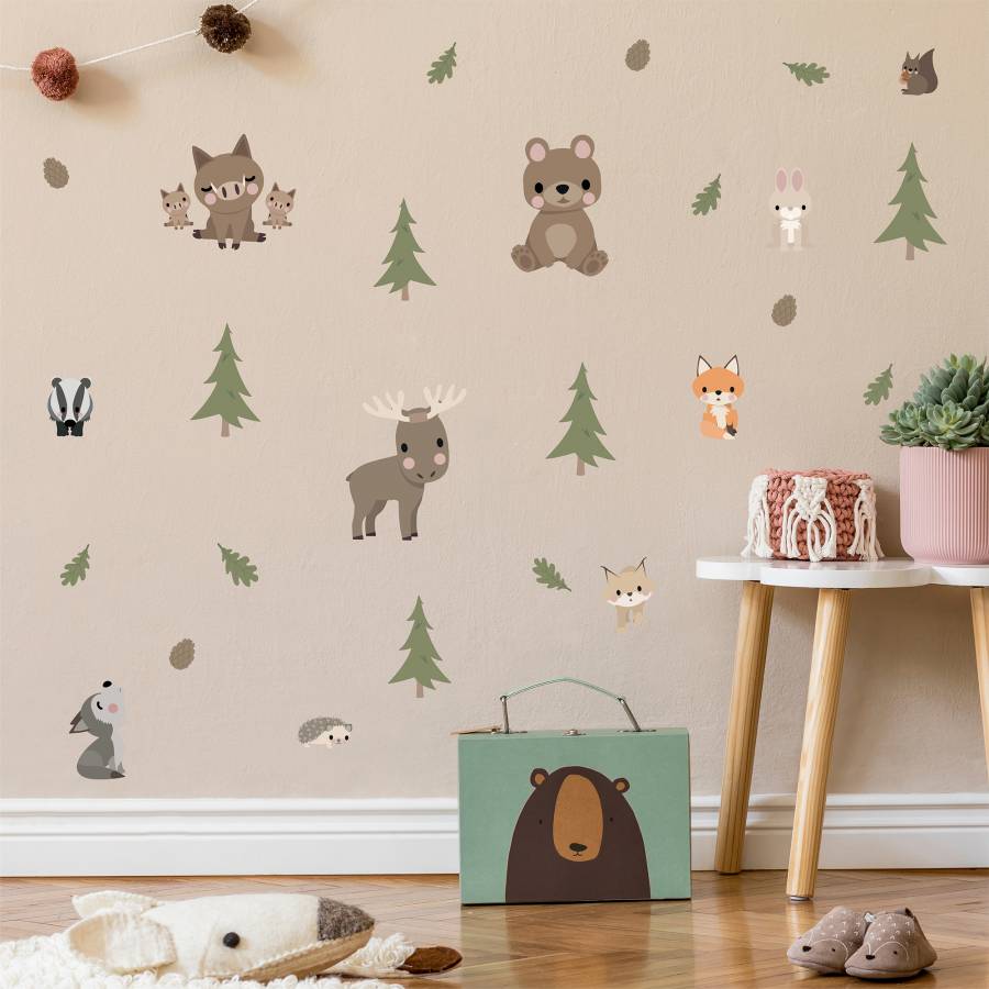 Wall Decals Forest Animals 