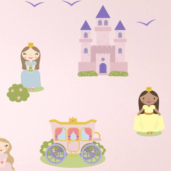 Princess wall decor - fairytale decals