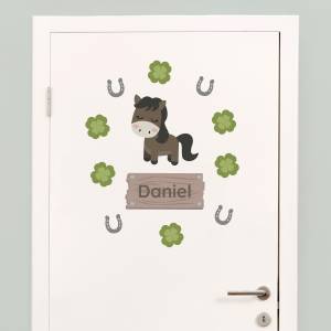 Door stickers - name decals - farm life