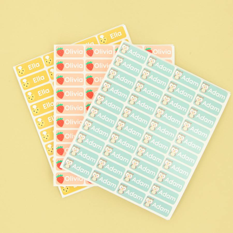 Name Labels for Clothes and Gear Waterproof and Durable