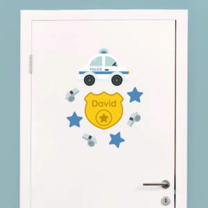 Door stickers - name decals - first responders
