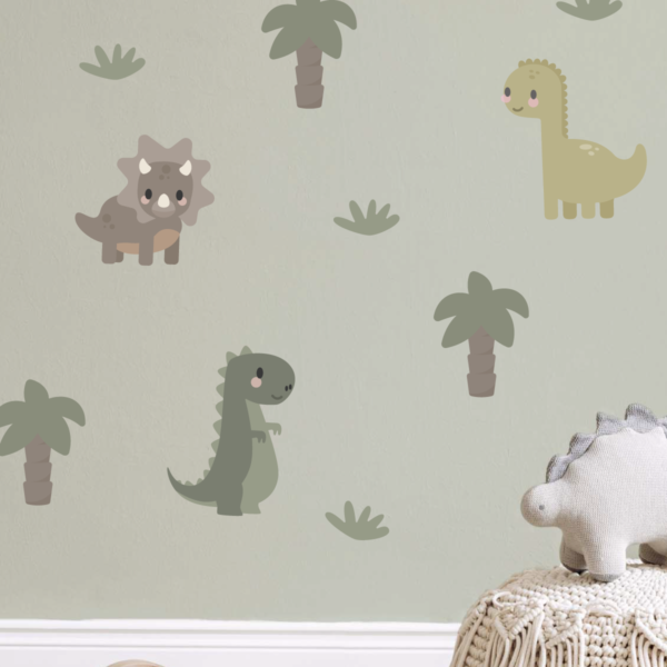 Dinosaur wall decor and decals