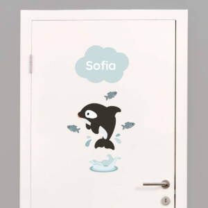 Door Stickers with Arctic Animals