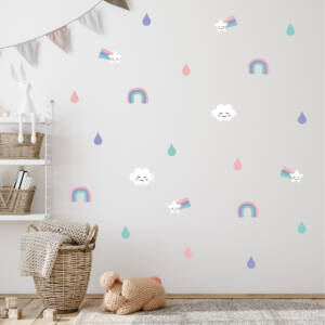 Wall Decorations with Rainbow
