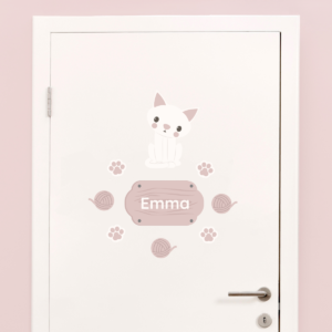 Door stickers cat