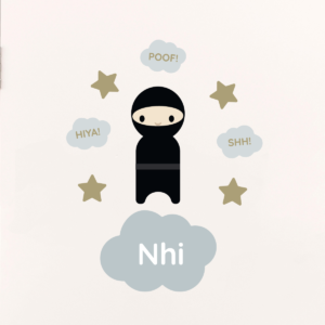 Door Stickers ninja