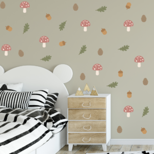 Wall Decals with Plants from the Forest