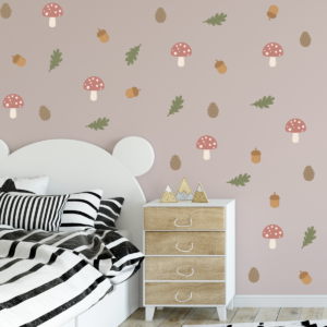 Wall Decals with Plants and Leaves from the Forest