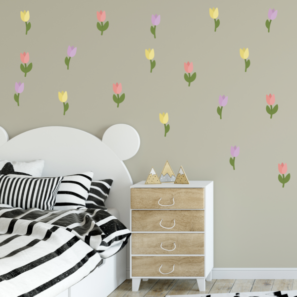 wallstickers tulips