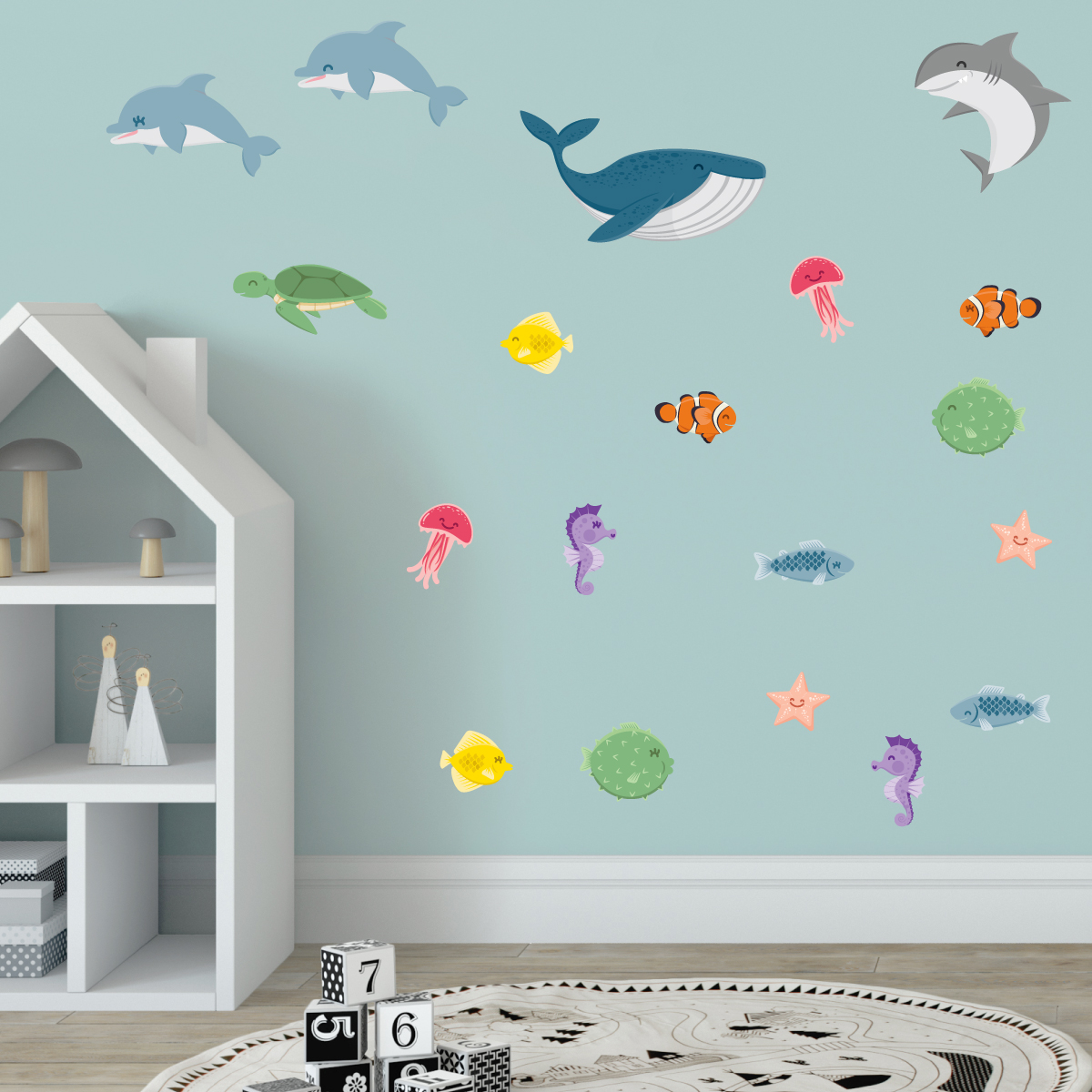 Underwater Wall Decals | Deep Sea Collection for Kids