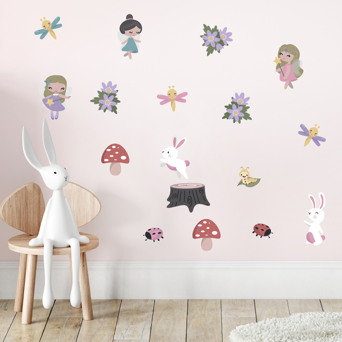 Wall decals and stickers with fairies