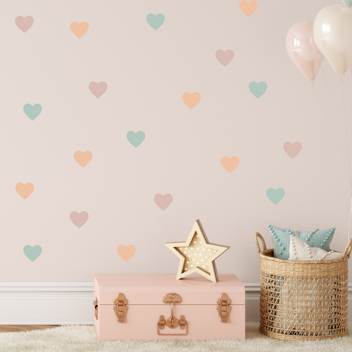 Wall decals heart - Valentines wall decor