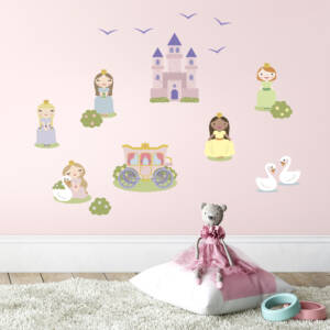 Princess wall decor - fairytale decals