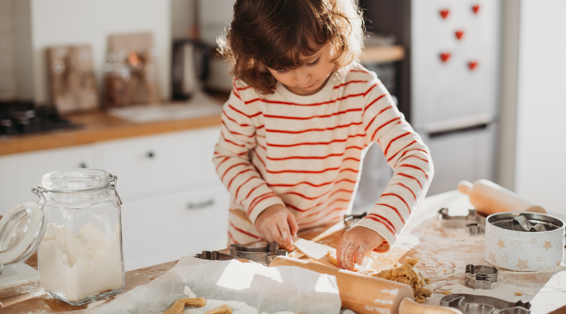 kids baking