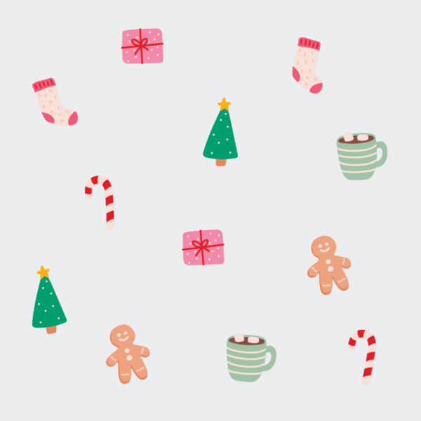 Cozy Christmas Wall Decals