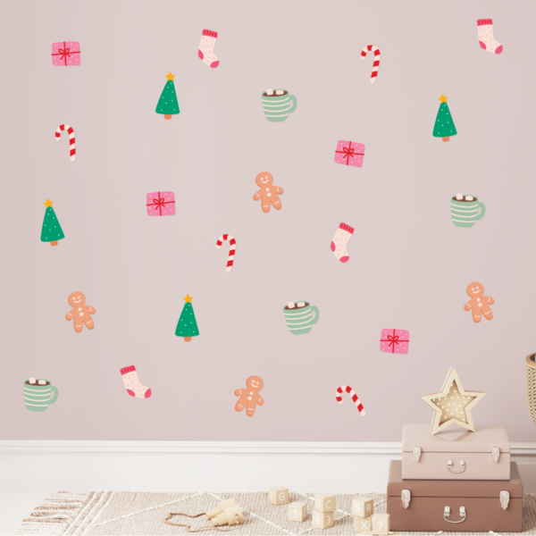 Cozy Christmas Wall Decals