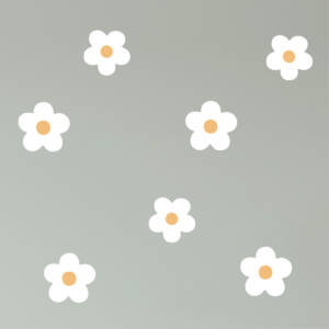 Daisy Flowers Classic Wall Decals