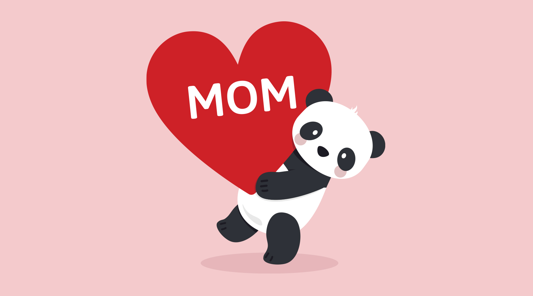panda holder a mom-heart