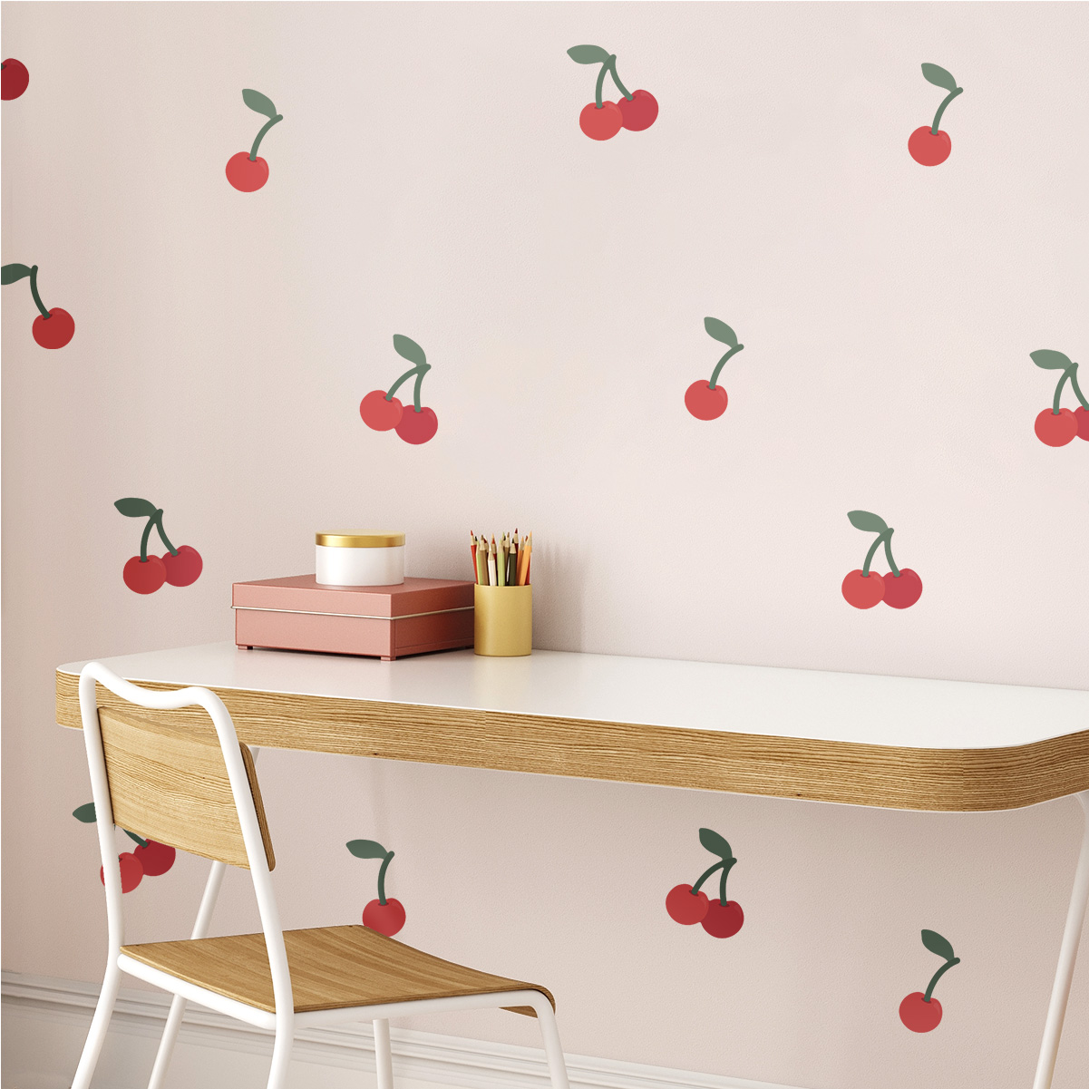 Cherry Wall Decals | Sweet and Cheerful Cherry Wall Stickers