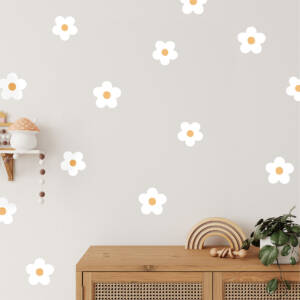 Flower White Wall Decals