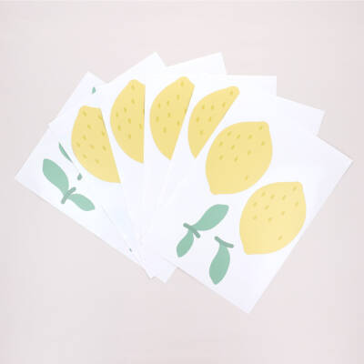 lemon wallstickers