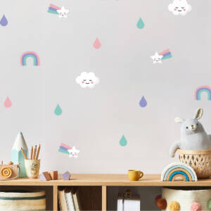 Wall stickers and decals rainbow