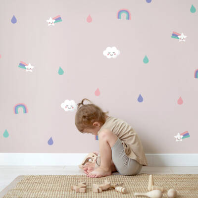 Wall stickers and decals rainbow