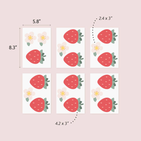 Strawberry Wall Decals