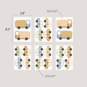 wall decals toy cars