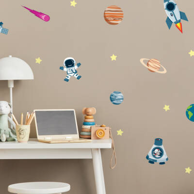 Wall decals - wall stickers space