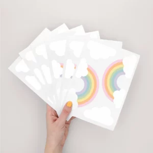 Pastel Rainbow Wall Stickers
