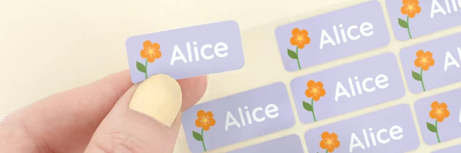Iron On Name Labels for clothes and clothing