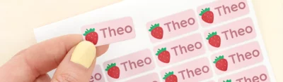 Personalized Sticker Name Labels for Clothing, Shoes and Gear