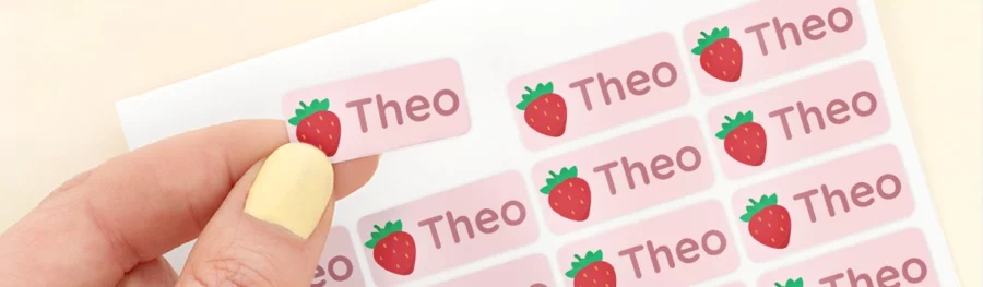 Personalized Sticker Name Labels for Clothing, Shoes and Gear