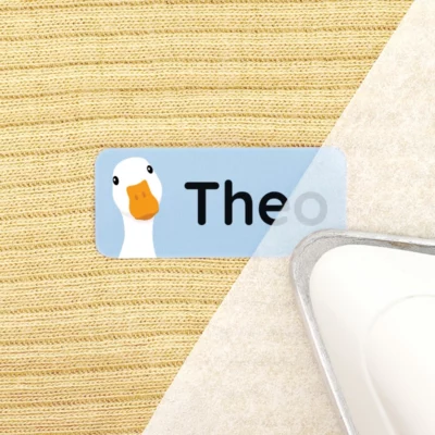 Iron On Name Labels for clothes and clothing